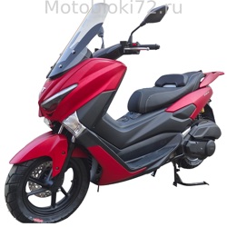 Скутер VENTO MAX RS СЕРИЯ S1800 (180 куб. см., инжектор) матовый красный/реплика Yamaha TMAX (CBS, багажник под кофр, защитный чехол, держатель для телефона, USB разъем)