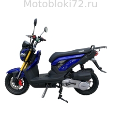 Скутер VENTO NAKED СЕРИЯ N1500 (150(49) куб. см.) синий/реплика Honda Zoomer (багажник под кофр, защитный чехол, держатель для телефона, USB разъем)